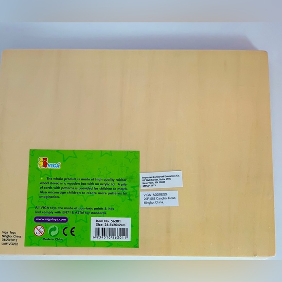 Logic Tangram Wooden Puzzle Game with Play Cards - Picture 2 of 3